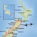RoutenKarte Neuseeland 2023 2 RoutenKarte Neuseeland 2023 2